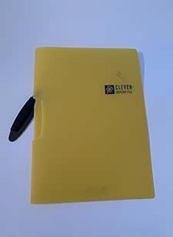 Clever Extra Swing Binder, 0.60 mm x A4 Size, Yellow